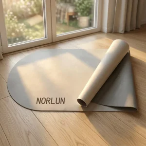 PU Yoga Mat Non Slip Natural Rubber Fitness Mat Eco Friendly Anti Skid Thick Gym Mat Custom Logo OEM Pilates Mat