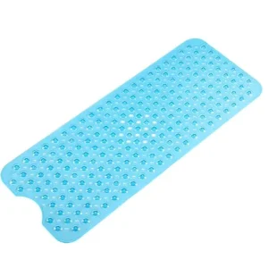 PVC Anti skid Bath Mat Soft Bathroom Mat Suction Cup Non slip Bathtub Carpet