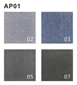 PVC Back Luxury Carpet Tile 66×66 Nylon Fire Resistant Cushioned Sound Absorb Commercial Office Building Tile
