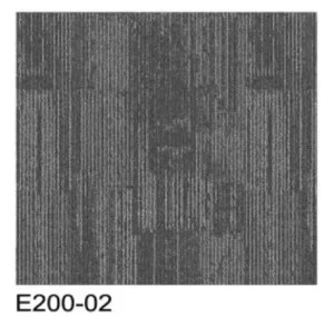 PVC Backed Blended Yarn PET Interlocking Carpet Tile 33x100cm Fireproof Eco Friendly PET Friendly Sound Absorption Bedroom