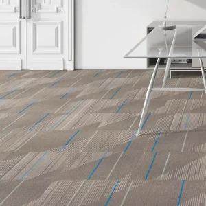 PVC Backing Square Flooring Tile Carpet for Hotel Living Room Rug Large Carpet Tiles