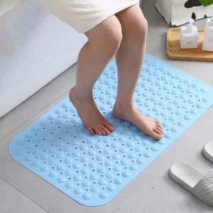 PVC Bath Tub Shower Safety Mat Non Slip Shower Mats Bathroom Mats with Drain Holes
