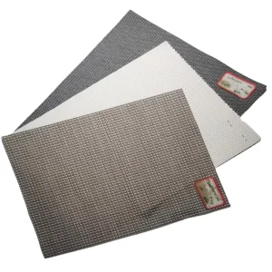PVC Coated Mesh Fabric Lightweight Waterproof Jacquard Sofa Furniture Vinyl Fabric for Shoes & Bags