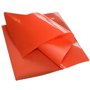 PVC Coated Organic Ripstop Fabric 420D Waterproof Tear Resistant Reinforced Sheer Dimensional Heavyweight Tarpaulin Fluorescent