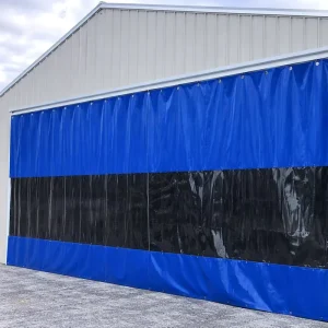 PVC Curtain Rail System Sliding Industrial Curtain PVC Curtain with Track Industrial Curtain