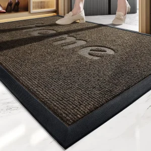 PVC Door Mats Tailored Size Service Slip Resistant Backing Commercial Use Door Mats