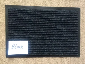 PVC Double Stripe Commercial Entrance Mat Non Slip Door Floor Mat Dirt Trapper Heavy Duty