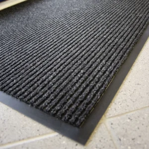 PVC Double Stripe Entrance Mat Non Slip Door Mat Dirt Trapper Commercial Floor Mat Custom Size