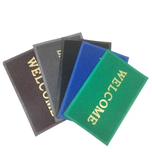 PVC Material Foam Backing Floor Mats Coil Non Slip Entry Way Door Mat