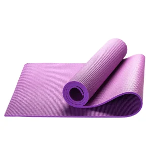 PVC Monochrome Odorless Durable Camping & Fitness Yoga Floor Mat 6mm Thick Anti Slip 1200g Weight Made in China