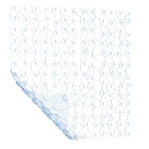 PVC Square Stone Pebble Non Slip Bath Mat 54x54cm Full Suction Cup Washable Safety Home Hotel European Style Colors