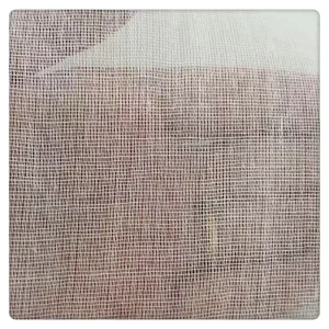 PVC Table Cloth Polyester Based Backing Fabric Mesh Grey Fabric Composite Material