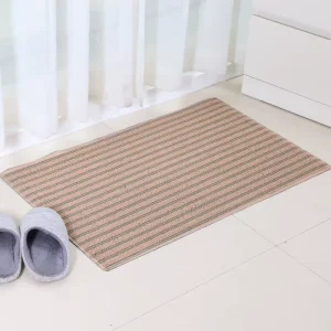 PVC Thickened Wire Loop Modern Striped Floor Mat Waterproof Non-Slip Customizable Entrance Door Mat