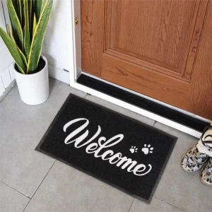 PVC or 100% Nylon Washable Custom Printed Design Cut Pile Outdoor Area Logo Door Mat for Company