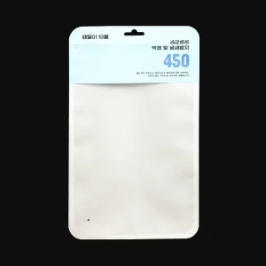 Packaging for Shower Tools Bath Scrub Towels Laminated Three Side Seal Zipper Plastic Pouches with Custom Air Holes