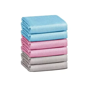 Pano Escama De Peixe Chiffon En Microfibre Tela Fibra De Vidrio Glass Cloth Microfibre Cleaning Cloths Glass 40 40Cm Tejido
