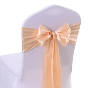 Party Chairs Accessories Ribbon Knots Ties Decorative Wedding Chair Sash Satin Bows Wedding Chair Knot