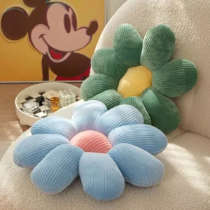 Party Wedding Decoration Flower Throw Pillow Solid Color Soft Cozy Chair Sofa Floor Seat Cushion