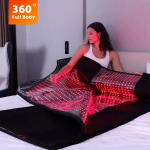Patent Design Full Body Red Light Therapy Sleeping Bag Near Infrared Therapy Sauna Blanket Bed Supplier China