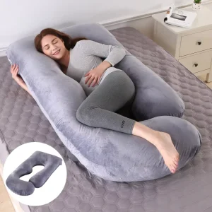 Patent J Shape Pregnancy Pillow Full Body Maternity Pillow for Pregnant Women