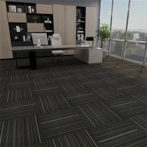 Patterned Loop Pile Square Carpet Modular Flooring
