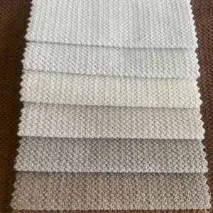 Patterned Waterproof Warp Knitted Jacquard Breathable 100% Polyester Velour Sofa Fabric