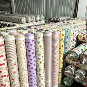 Peach Skin Fabric Brushed Disperse Print Fabric Microfiber Bed Sheet Fabric Roll