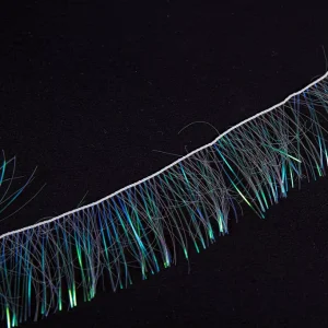 Peal Flies Sparkle Pealescent Fibers Fly Tying Nylon Ice Dub Feather Hairy Yarn