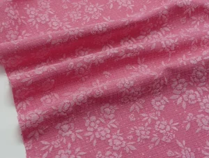 Peony Embossed Bubble Jacquard Fabric for Kidswear Costumes Dresses and Bags