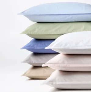 Percale Custom Modern Woven Rectangle Pillow Cases and Shams for Home Hotel and Hospital Use