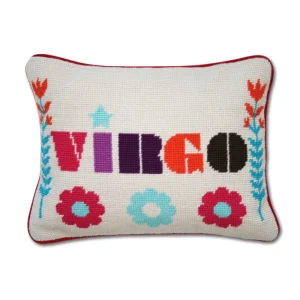 Personalised Virgo Zodiac Needlepoint Soft Throw Pillow Cushion Home Decor Throw