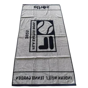 Personalized 100% Cotton Jacquard Terry Woven Sports Towels GYM Towel Thick Beach Bath Towels