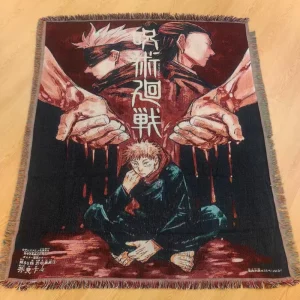 Personalized Anime Cartoon Woven Jacquard Blanket Comfortable and Stylish Tapestry Blanket