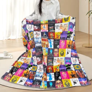 Personalized Blankets for Adults Customize Unique Designs Luxury Flannel Fleece Blanket