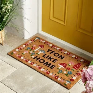 Personalized Coir Welcome Mat with Anti Slip Backing for Front Door Deck Garden Home Decoration Bulk Stock Fast Delivery