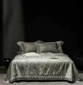 Personalized Comforter Sets Bedding Luxury Tencel Cotton Yarn Dyed Jacquard Silk Treasure Summer Quilt Four Piece Bedding Set
