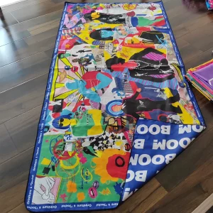 Personalized Custom Microfiber Sublimated Digital Sublimation Beach Towels with logo Quick Dry Beach Towel with Pocket
