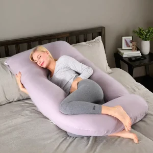 Personalized J Shape Velvet Body Pillow Memory Cooling Massage Disposable Inflatable Heated Maternity Support for Portable