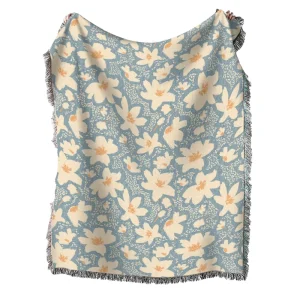 Personalized Jacquard Style Throw Blankets