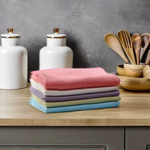 Personalized Kitchen Cleaning Microfiber Cloths Multi Purpose Thick Towels for Fast Drying Dish Towels