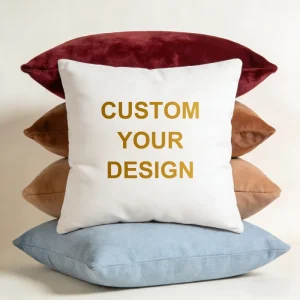 Personalized Throw Pillow Custom Size Fabric Pattern for Promotional Anniversary Gift Home Decor Pillow Coussin Decorative