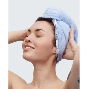 Personalized logo Eco friendly Super Soft Large Bamboo Terry Women Hair Quick Dry Towel Wrap Turban