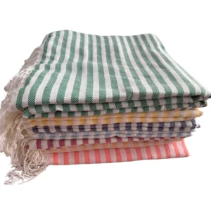 Peshmetal Towels Lightweight Sand Free Cotton Turkish Beach Towel Hamam Bath Towel