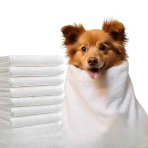 Pet Disposable Bath Towels Large Thickened Dog Cat Special Pet Shop Bath Absorbent Towel Quick Drying