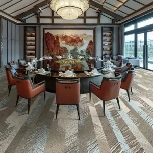 Pet Friendly Anti Bacteria Non Slip 80% Wool 20% Nylon Tufted Eco Friendly Banquet Hall Carpet Jute Backing for Hotel Axminster