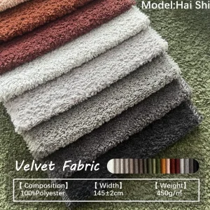 Pet Friendly Boucle Upholstery Fabric 450GSM Durable Anti Scratch Textured Sofa Fabric for Furniture Upholstery DIY Project