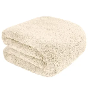 Pet Sherpa Throw Blankets Super Soft Fluffy Reversible Warm Dog Blanket Custom Size Washable for Cat Pet Bed Sofa