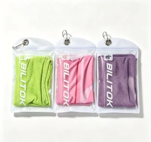 Pet Shop Custom Cold Towel Store Logo Print Pet Cooling Towel