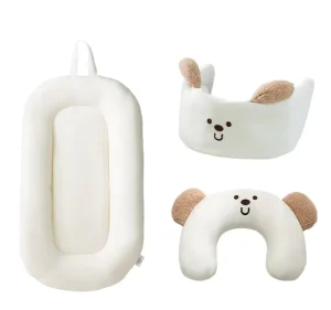 Pet Stroller Edge Cushion Four season Universal U shaped Pillow Washable Comfortable Dual use Side rail Pad Four way Stretch