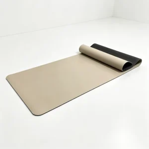 Pilates Yoga Rectangular PU Surface Rubber Base Yoga Mat